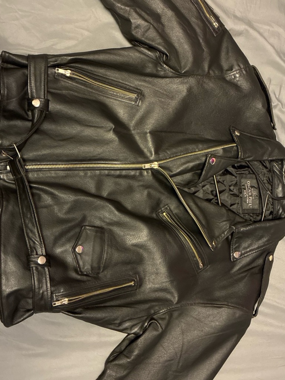 Vintage Womens Black Leather Jacket